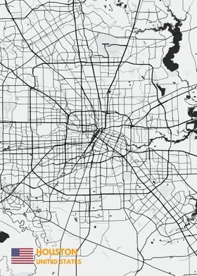 Houston maps art
