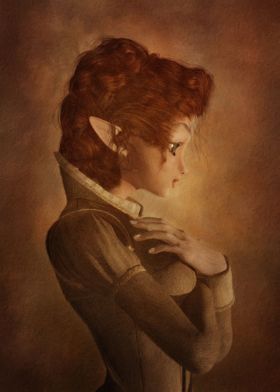 Portrait of an Elven girl