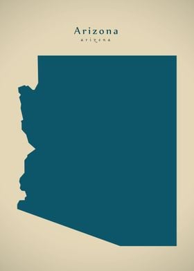 Arizona federal state map