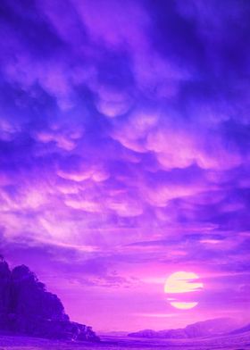 Purple sun