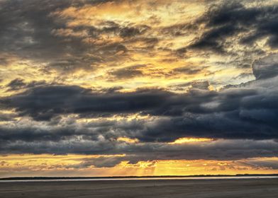 Cloud Ocean at Sunset