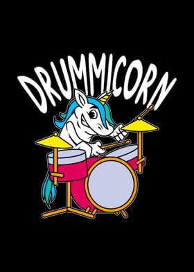 Drummicorn Drummer Unicorn