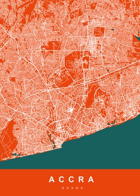 ACCRA Map GHANA