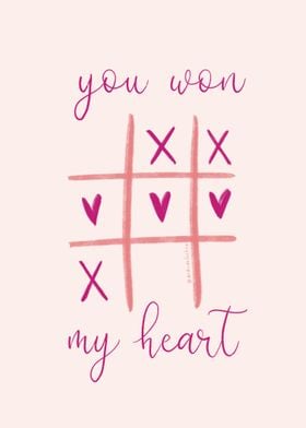 You won my heart 