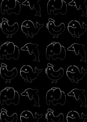 lineart symbol animals