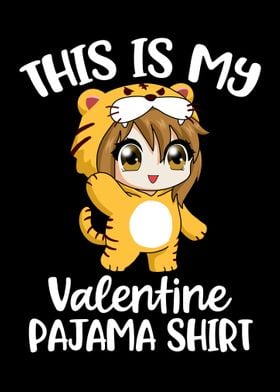 Valentine Tiger Pajama