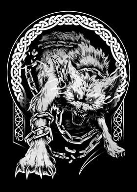 Fenrir Norse Viking Wolf