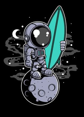 ASTRONAUT SURFING