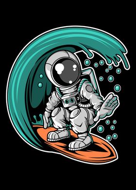 ASTRONAUT SURFING