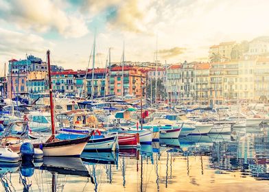 Harbor In Cannes