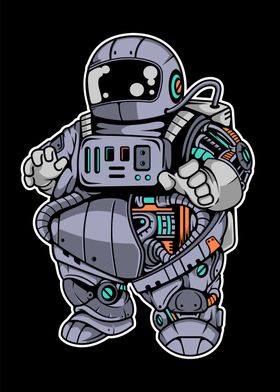 Fat Astronaut Robot