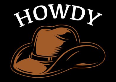 Howdy Cowboy Rodeo Country