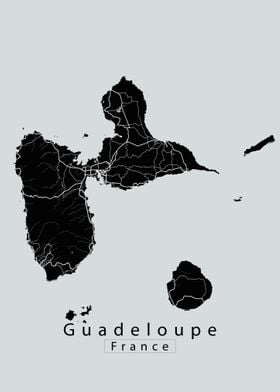 Guadeloupe Island Map
