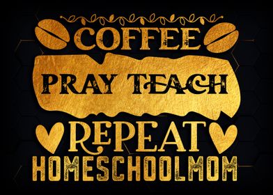 Coffee pray teach 