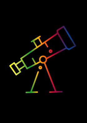 symbol telescope icon