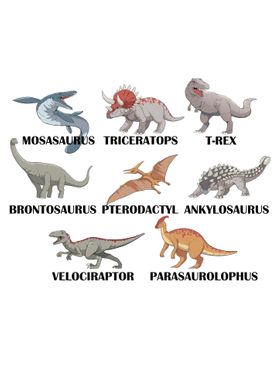 Dinosaur And Pterosaur