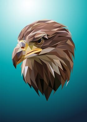 Eagle Low Poly Art