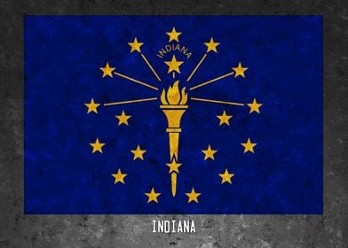 Indiana State Flag