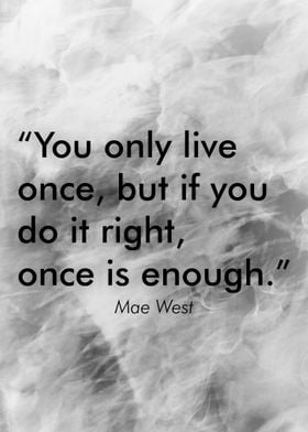 motivational mae west