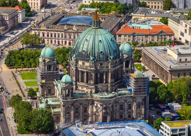 Berlin Cathedral Aerial