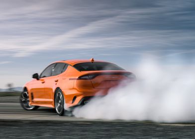 Kia Stinger GTS 2019 drift