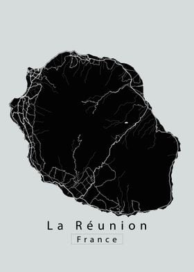 La Reunion Island Map