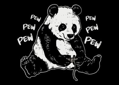 Funny Gaming Panda