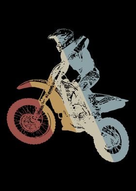 Motocross Retro Vintage