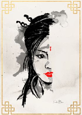 Geisha portrait 04