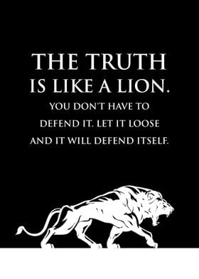 Lion Truth Augustine