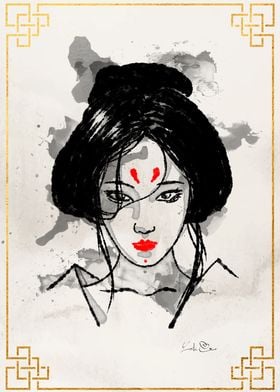 Geisha portrait 08