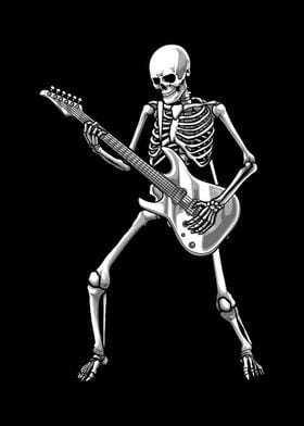 Guitar Skeleton Guitarist