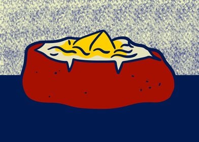 Baked Potato Lichtenstein 