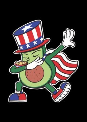 PATRIOTIC AVOCADO DABBING