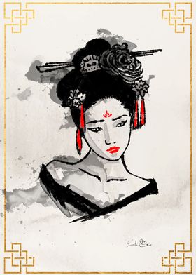 Geisha portrait 07