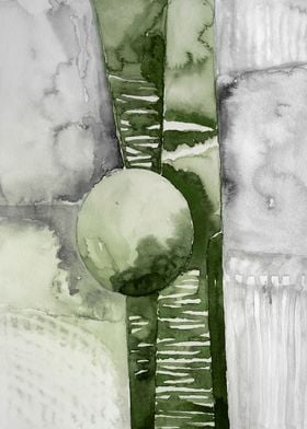 Green gray abstract