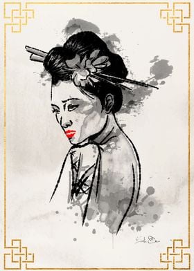 Geisha portrait 03