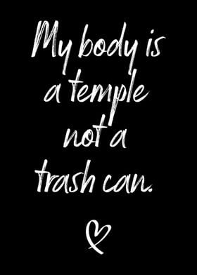 Vegan My Body Is A Temple