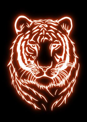 Tiger neon