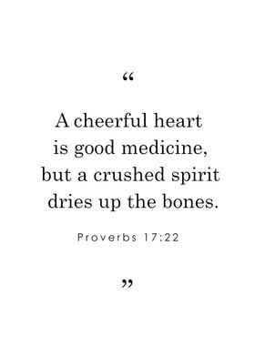 A cheerful heart