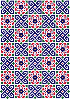 Geometric Moroccan Tiles