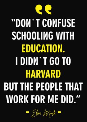 Elon Musk Education Quote