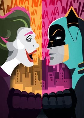 Joker and Batman' Poster by DC Comics | Displate