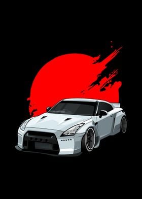 Nissan Gtr R35 White