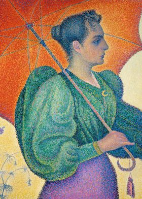 Woman with Umbrella