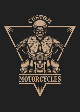 Biker custom motorcycles