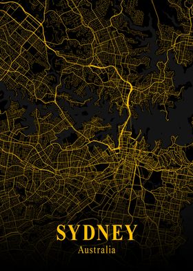 SYDNEY GOLD CITY MAP