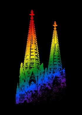 Koelner Dom LGBTQ Cologne