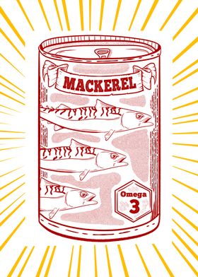 Tin of mackerel