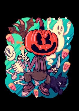 Rubber Hose Halloween